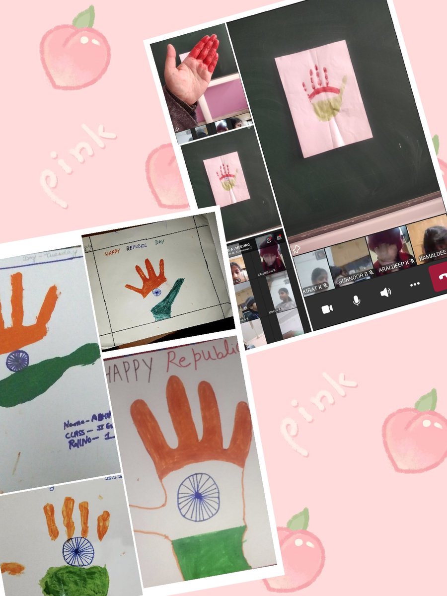 NishuJoshi16's tweet photo. Happy Republic day from S.T.S World family to everyone.Virtual celebration🎉🎉🎉by Grade 2️⃣–🅰️ &amp; D. Some glimpses of republic day 🇮🇳🇮🇳🇮🇳 activity also has been done in the class. @raminde94301780 @Prabhjo60556013 @STSWSRAJGOMAL @MicrosoftTeams @cbseindia29 @MicrosoftEDU https://t.co/uJInCZRb6R