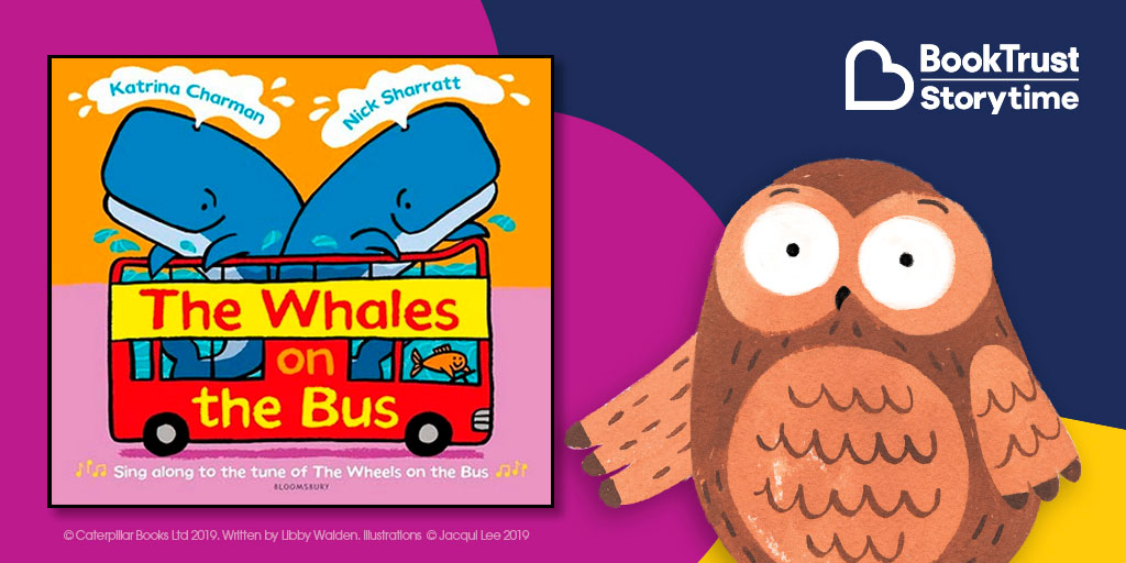 Booktrust's tweet photo. Did you hear the AMAZING news? The Whales on the Bus has won our #BookTrustStorytime Prize, as families and libraries voted it the best book for sharing with little ones!

Find out more here and let us know if you're a Whales on the Bus fan! https://t.co/Nggs3AFtgk https://t.co/1FBejbFv9k