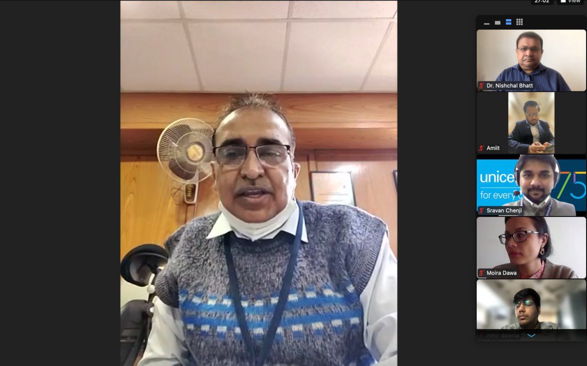 CCCRPDEU's tweet photo. In a media interaction on #covid19 by us &amp; @UNICEFIndia with @MoHFW_GUJARAT

“99% of the eligible population above 18 in Gujarat have got the first dose of #CovidVaccine”, Dr.Nayan Jani, State Immunisation Officer, @MoHFW_GUJARAT 

Read more on 

https://t.co/j3c82cWeaz https://t.co/bDA71nOAMx