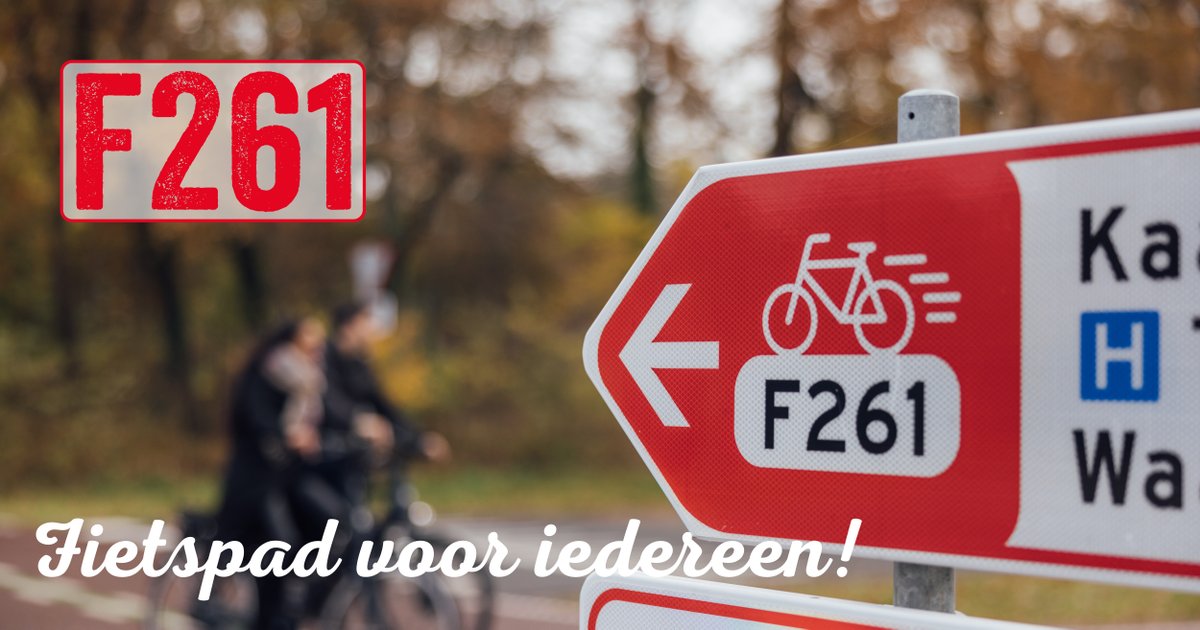 De snelfietsroute F261 is hét ideale fietspad voor jouw dagelijkse ritjes tussen Tilburg, Loon op zand en Waalwijk. Naar je werk, naar school of naar de sportclub. De F261 is perfect om zo veel mogelijk ongestoord en met zo min mogelijk oponthoud lekker door te fietsen.