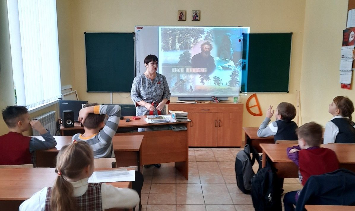 dhi15kirdop's tweet photo. Продолжаем сотрудничать с филиалом детской библиотеки №19. Сегодня говорили о творчестве Ивана Шишкина 🎨 https://t.co/fhzHIfejpC
