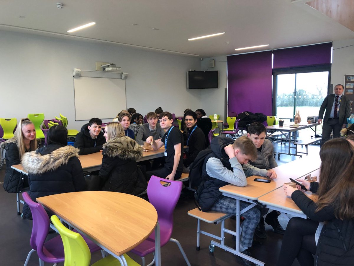 CVHS_SixthForm's tweet photo. Massive Congratulations to C who won the Beat the Blues competition last week for Year 12 - Mr O'Hara made a beautiful breakfast for them all! Well Done! @ChelmerValleyHS https://t.co/aaFSn1bYzp