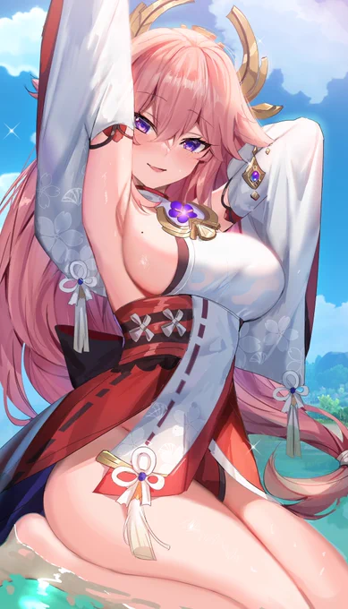 #原神 #八重神子 屑狐狸 