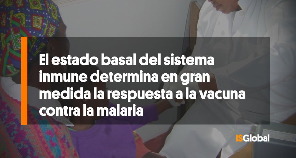 ISGLOBALorg's tweet photo. @FundlaCaixa @CaixaResearch @the_prbb @gmoncu @MalariaImmuno @Manhica_CISM @sarukhan Vacuna de la malaria 🦟💉| Un nuevo estudio coliderado por #ISGlobal proporciona más evidencia de que el estado del sistema inmunitario en el momento de la vacunación puede influir en la respuesta a la vacuna.

➡ https://t.co/9IwNW4kOdG

#FINmalaria #Mosquirix https://t.co/WVyCfuo6ir