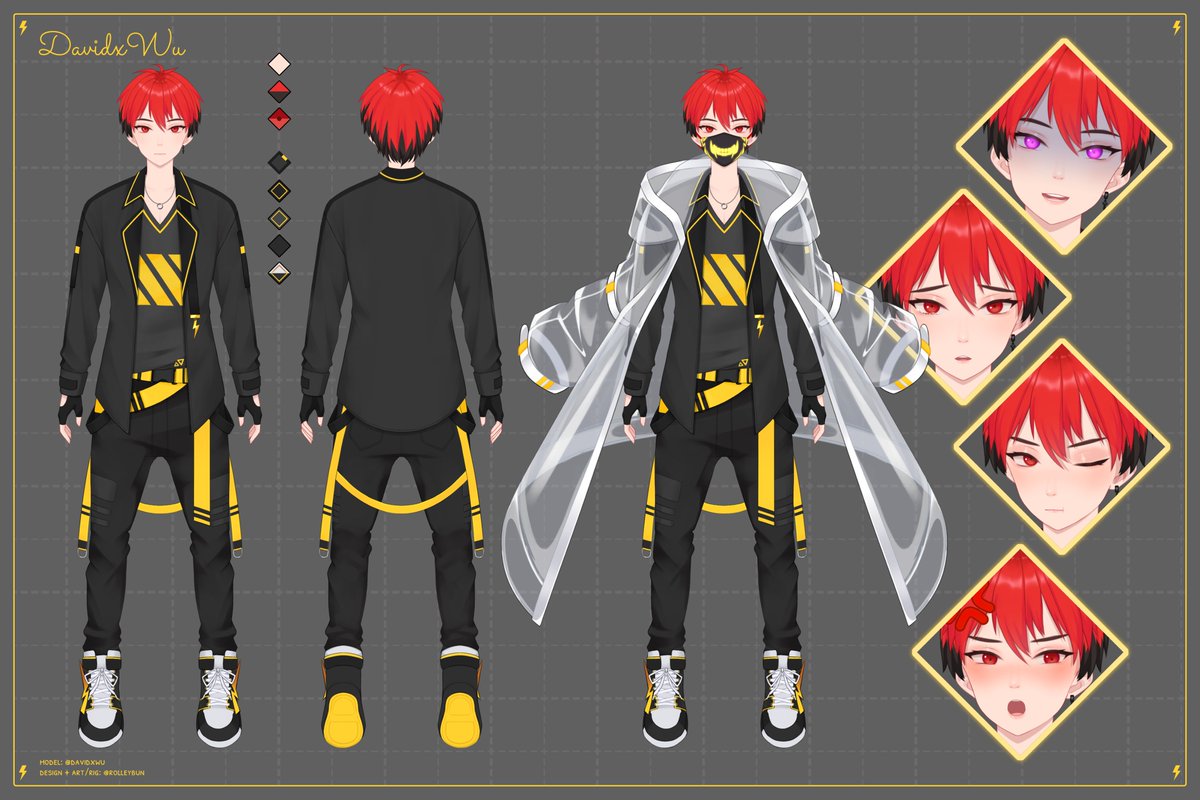 DavidxWu's tweet photo. New Year..New Me.. 

First I want to THANK @exe_saki , @rolleybun , and @drawwithjoo for these amazing and creative projects! 

I'm officially debuting as a VTUBER on January 28 at 8PM PST with @Team_RiceBowl  and @vDonburi Raid Train Event!

 #Vtuber #ENVtuber #VTuberUprising https://t.co/zErTQCFf6b