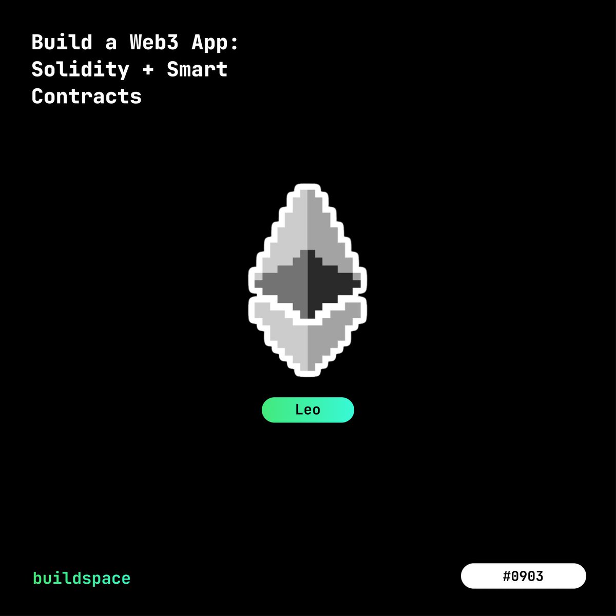 CryptoLocust's tweet photo. Just my first Solidity project with @_buildspace  and they've rewarded me with an awesome NFT! https://t.co/wg0IL6YhHu