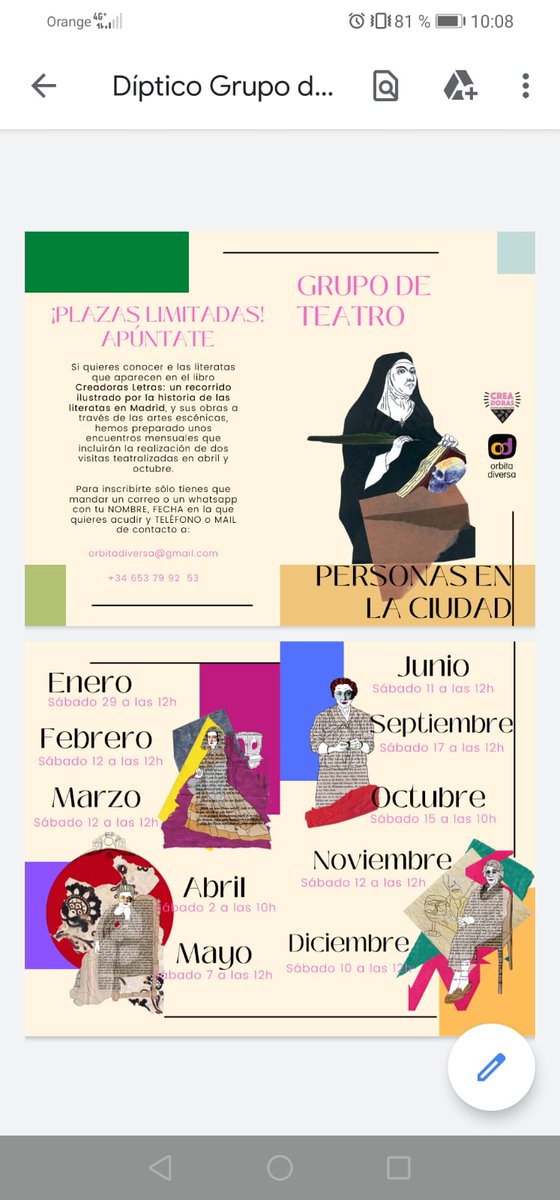 OrbitaDiversa's tweet photo. ¿Quieres conocer literatas reconocidas?
¿Deseas realizar teatro desde el empoderamiento de estas escritoras? https://t.co/CBKE9q85Fu