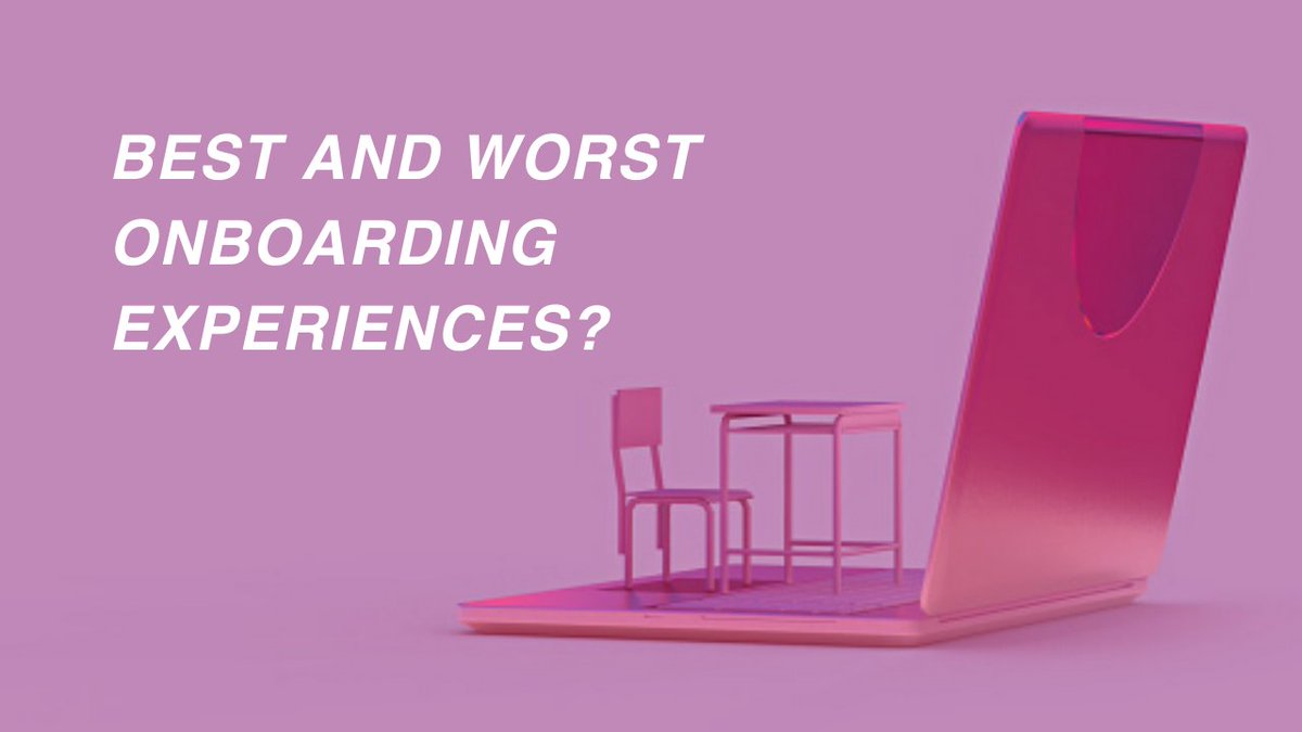 Fenturi's tweet photo. Tell us your best and worst #onboarding experiences👂 

Did you know that @Gallup recently reported that 88% of organisations don't #onboard well...

To dive deeper into this, we would love to hear some of your positive and negative onboarding stories from over the years👇 https://t.co/HgI4Ns1GEd