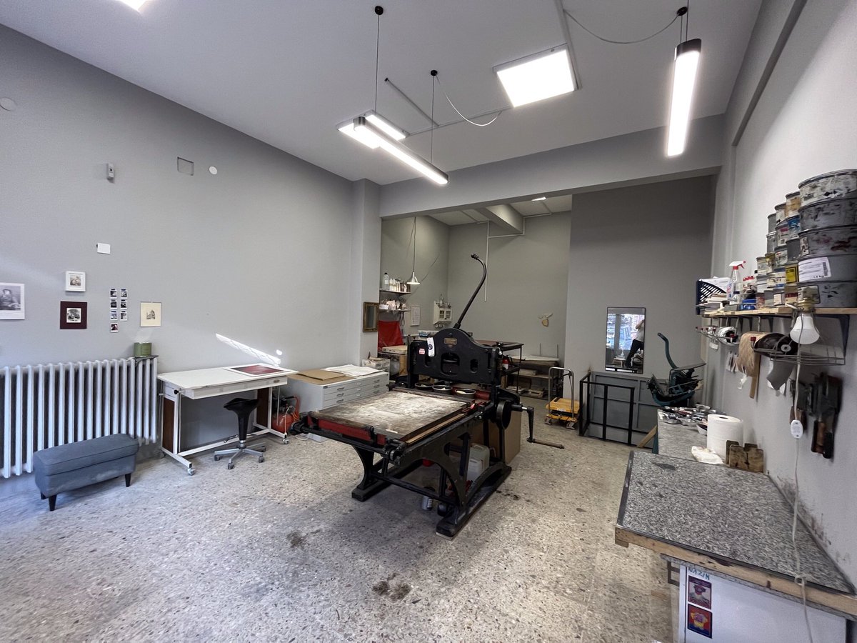 DouPrintstudio's tweet photo. #lithographie #lithographs #Lithography #litografi #steindruck #douprintstudio #art #print https://t.co/sQtCZTAed8