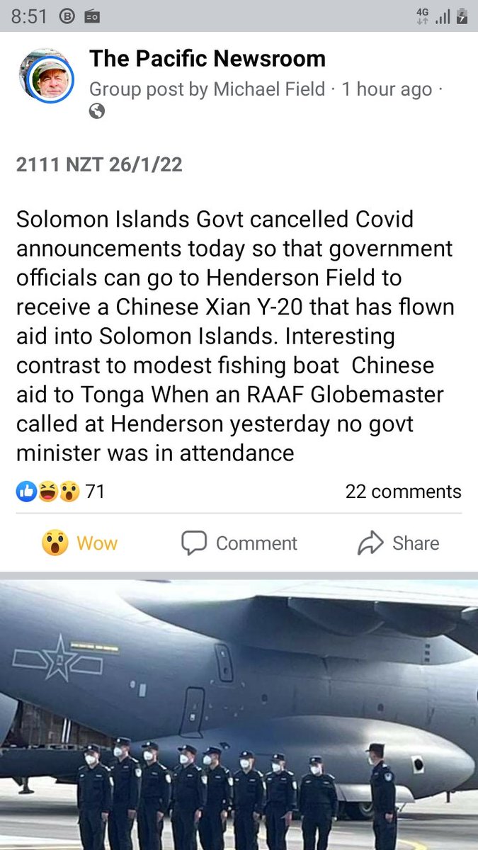 CLisamana's tweet photo. Very powerful indeed. Fly direct from China or elsewhere to Honiara https://t.co/9jMBjUAChO