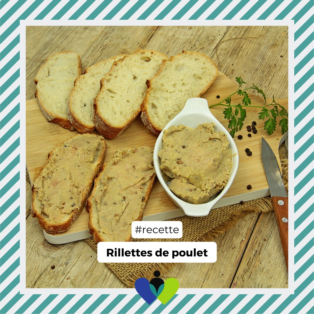 FollowSurg's tweet photo. Une recette très simple à faire pour un apéro ou une entrée : des rillettes de poulet ! De saison vous pouvez étaler ça sur des feuilles d'endive😉 https://t.co/rFIkBLLQcG