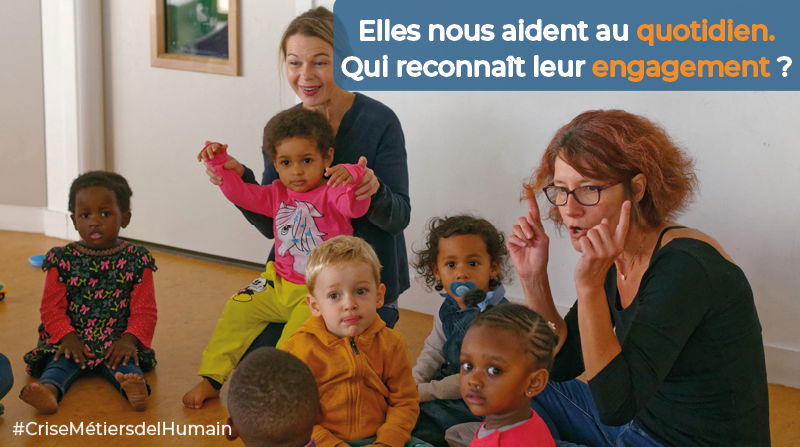 FedeSolidarite's tweet photo. Derrière ces métiers du lien, il y a des enfants qui ont besoin d’être accompagnés !
Si les structures qui les accueillent n’ont plus les moyens d’assurer leur mission, faute de personnel qualifié en nombre suffisant, comment pourront-ils se construire ? #CriseMetiersdelhumain https://t.co/EDkJ9vEVAZ