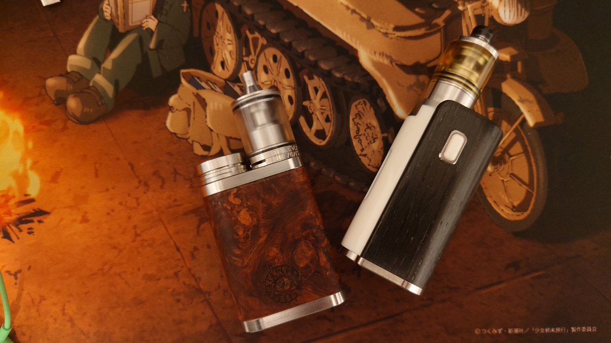 nazebest1234's tweet photo. 私の至高のvape(Arti×mea culpa)と究極のvape(art and mod×patibulum)
#vape
#HollyAtty https://t.co/F6FlQI82cB