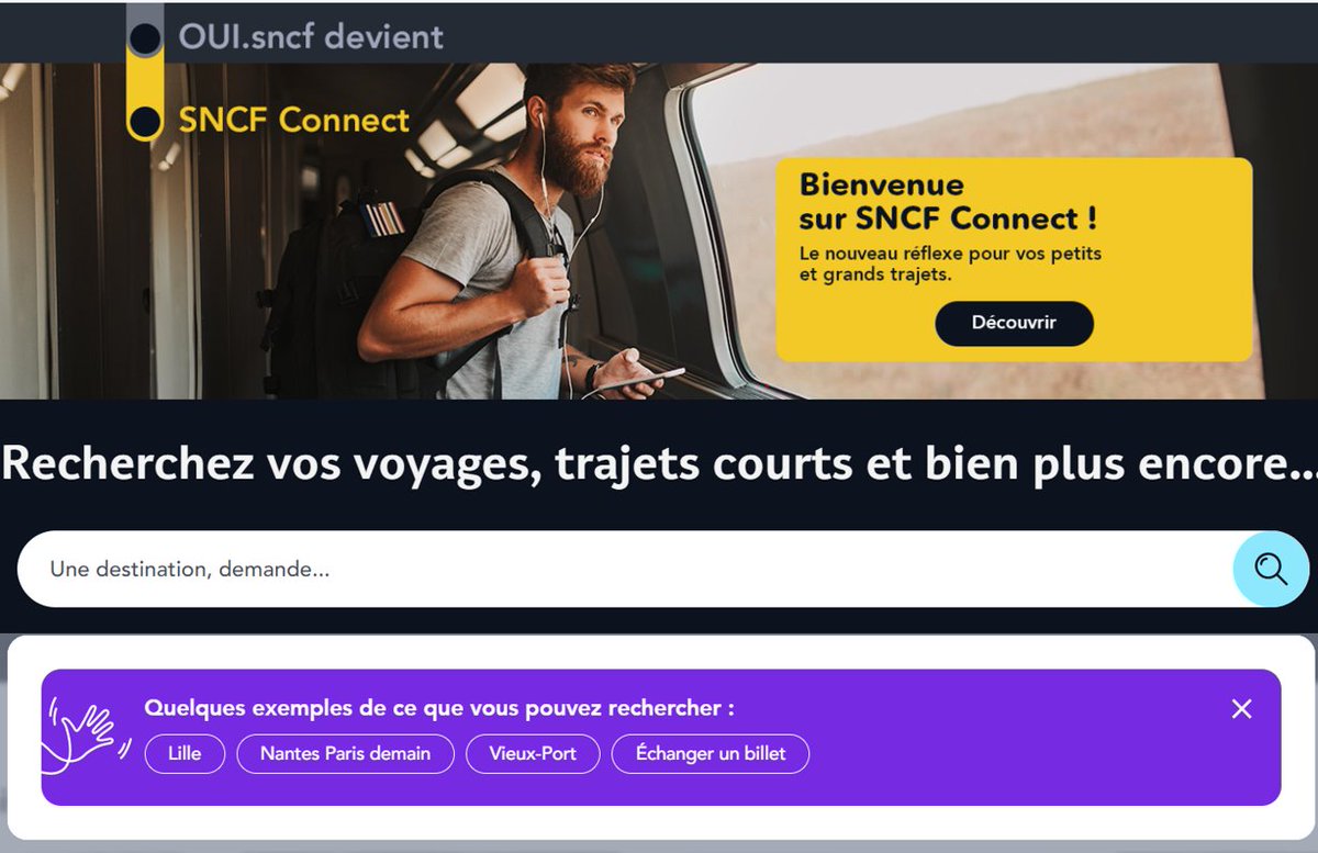 #SNCFConnect ou la chronique d'une mort digitale annoncée : 300 ingénieurs sur le pont et 1 an plus tard et bien bon courage à tous ceux qui voudront juste réserver un billet de train basique... 
#vouloirconcurrencerGooglemauvaiseidée
