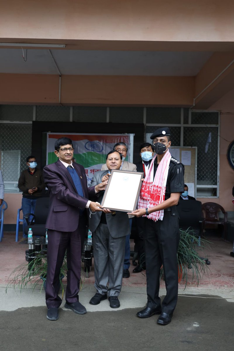 DibruUniv's tweet photo. 73rd Republic Day celebrations at Dibrugarh University. https://t.co/rDp3WbyrvO