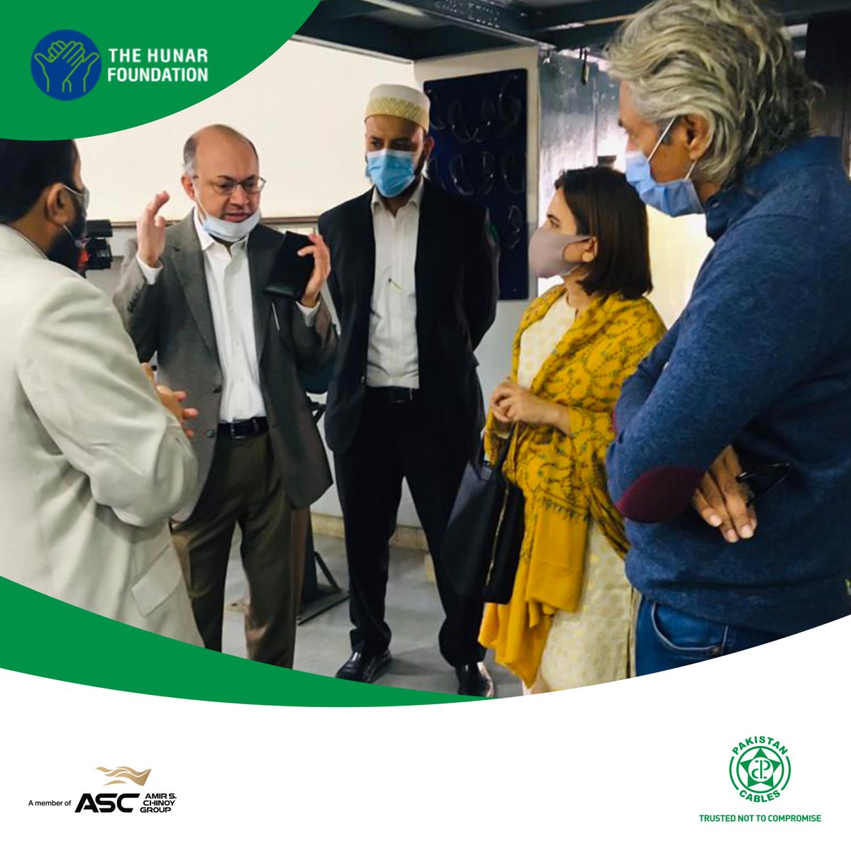 pakistan_cables's tweet photo. Pakistan Cables partners with The Hunar Foundation. The orientation session kicked off for the students enrolled in a six-month electrical technology certification program on Industrial Electrician Trade at @THFHunar.

#PakistanCables #TheHunarFoundation https://t.co/2hBoMgWdLl