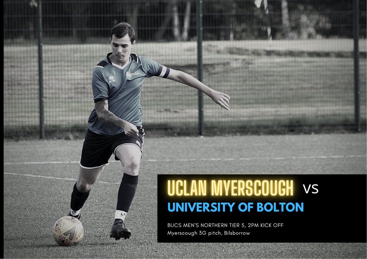 MyerscoughFooty's tweet photo. It’s Wednesday, it’s GAME DAY!! Our Higher Education BUCS side host the University of Bolton on the 3G at 2pm hoping to take an important 3 points in their first league game back post Christmas break! #GoSco! Good luck lads! 🤞👊⚽️ https://t.co/l54VP518S3
