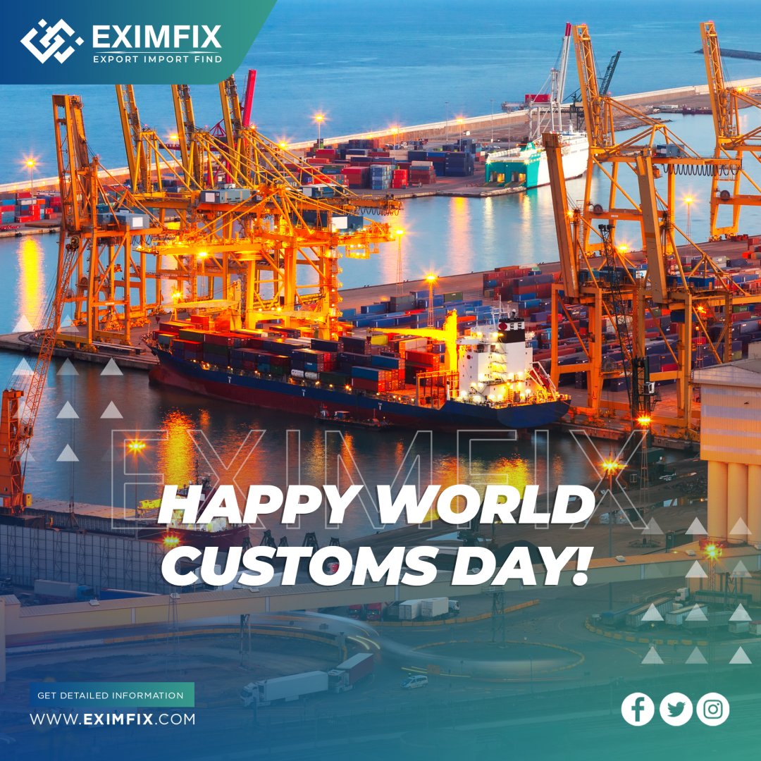 #Customs is an indispensable part of international #trade. Happy World Customs Day!

#B2B #export #import #ithalat #ihracat