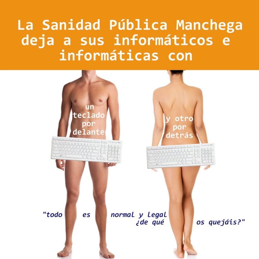 J4v1ab's tweet photo. @gobjccm @garciapage @ugtclm Seguro que hablan de tema de l@s informátic@s del #SESCAM 40 años de interinos y ahora el Sr @inigocortazar El #SESCAM se comprometió a aplicar la nueva Ley 20/2021 Es hora de cumplir. Cientos de interinos estan pendientes. https://t.co/Mk9SwgacGE