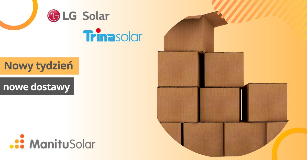 ManituSolarPL's tweet image. Kolejne dostawy modułów dotarły do magazynów w Warszawie i Gdańsku!

👉 #moduły firmy Trina Solar
👉 #moduły firmy LG Electronics

W sprawie zamówień zapraszamy do kontaktu z opiekunem handlowym, do kontaktu z biurem:
✉ info@manitusolar.pl
 📞+48 22 185 5636

Zapraszamy!