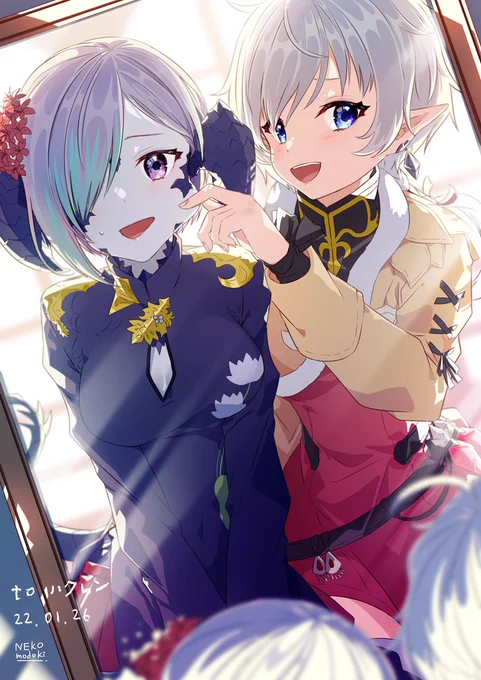 アリゼーちゃんと笑顔の練習 