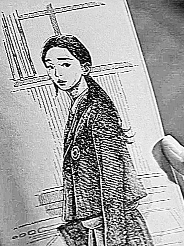 내 첫사랑을 가져간 너와 그런 너를 변함없이 좋아하는 나의 영혼을 담아서 그린 내 첫 인물 그림.