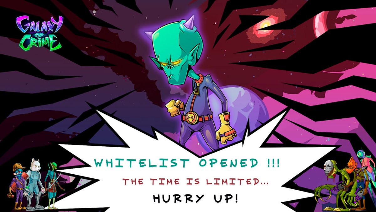 Goc_Games's tweet photo. 🚀LAST CHANCE!🚀

‼️ Hurry up🏃‍♂️🏃‍♀️

Registration form closes at 7pm UTC, TODAY😋

WL form: 👇  
https://t.co/fhfkfho3V5

#NFT #WhiteList #WL #GameFi #P2E #WAX #AtomicHub https://t.co/ofd17Qua5l