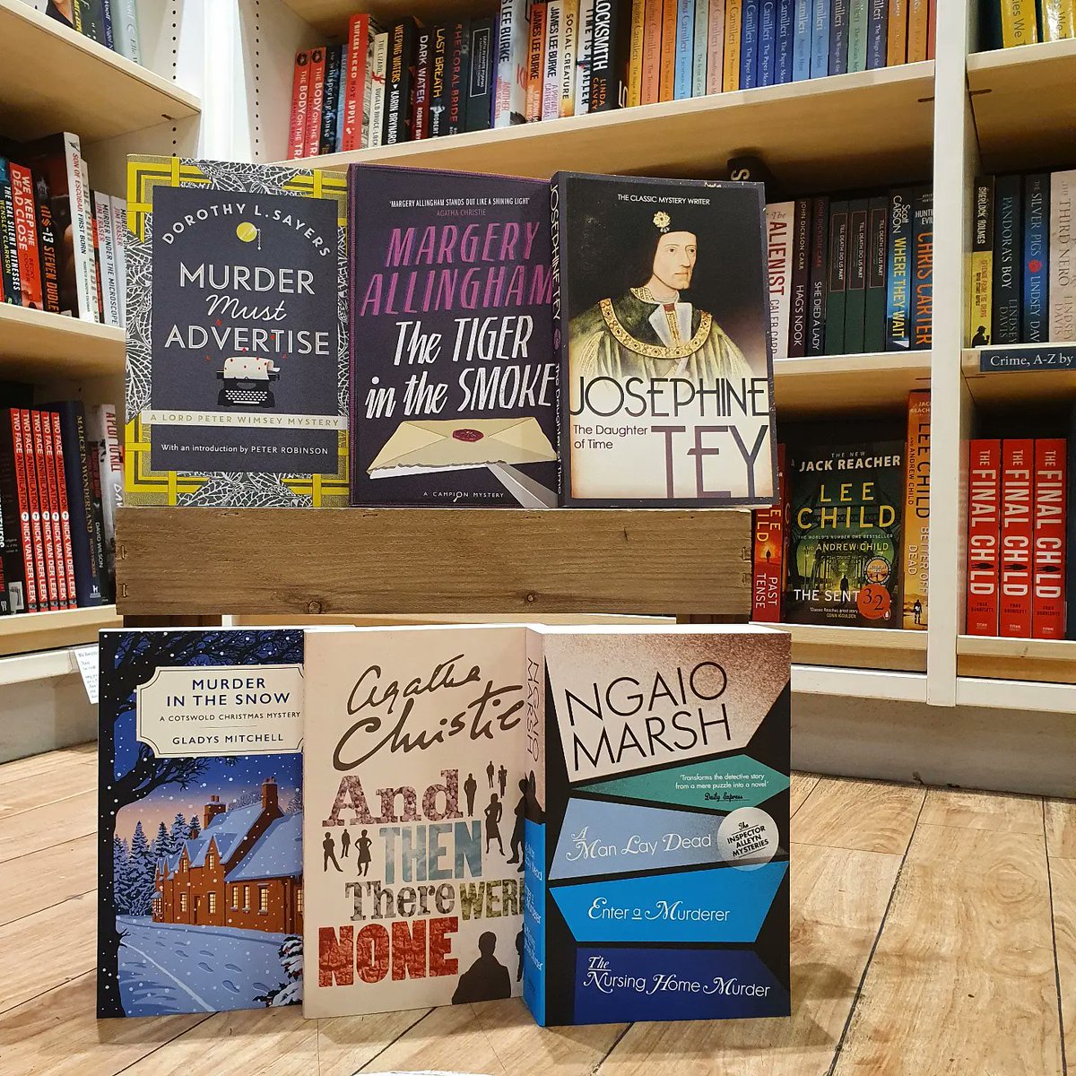 BlackwellEdin's tweet photo. 1/2 Inspired by the fantastic podcast @ShedunnitShow , please welcome our #QueensofCrime highlight ! From the original 4 of the Golden Age of crime fiction to modern writers from around the world, it was a delight for us to pick talented women crime writers to showcase! https://t.co/uGRJXD8V3n