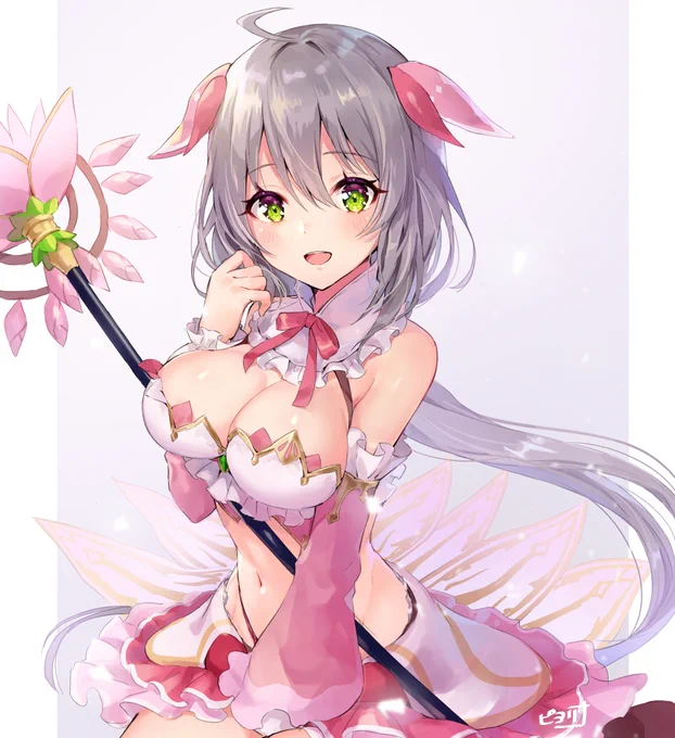 花騎士7周年おめでとうございます🥳💕
既存絵で申し訳ないけどお祝いさせてください～🎂
ついでにスカシユリちゃんも投票どうぞよろしくお願いします🧡💛
#花騎士7周年 #花騎士 #フラワーナイトガール 