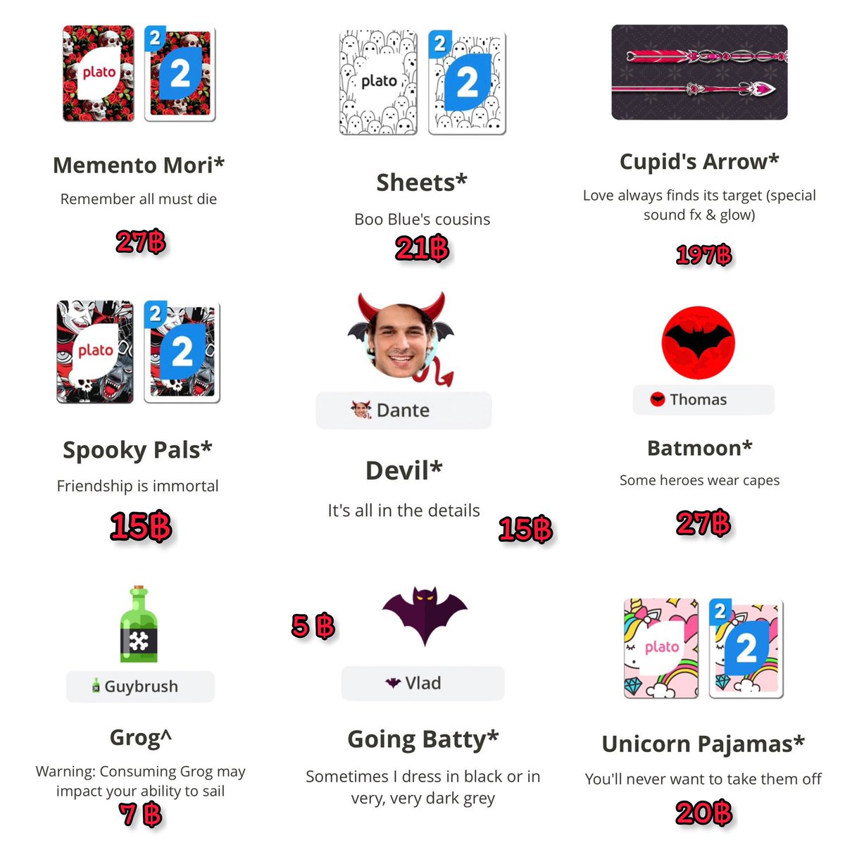 🩸Item แรร์ของทางร้านครับ 𓏔
      *มีไม้เป็ดด้วยครับ122฿*

#ปาทู #plato