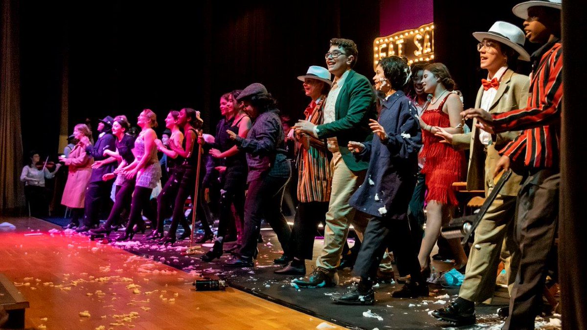 HammersmithAcad's tweet photo. WHAT A RIOT!!! The Academy's theatre was transformed into a world of mass splurging, speakeasies, singers, showgirls and hoodlums. Congratulations to all the cast &amp; crew who have worked so hard to put on a fabulous show over three nights.  #musical #show #bugsymalone #theatre 1/2 https://t.co/vrUOzZq837