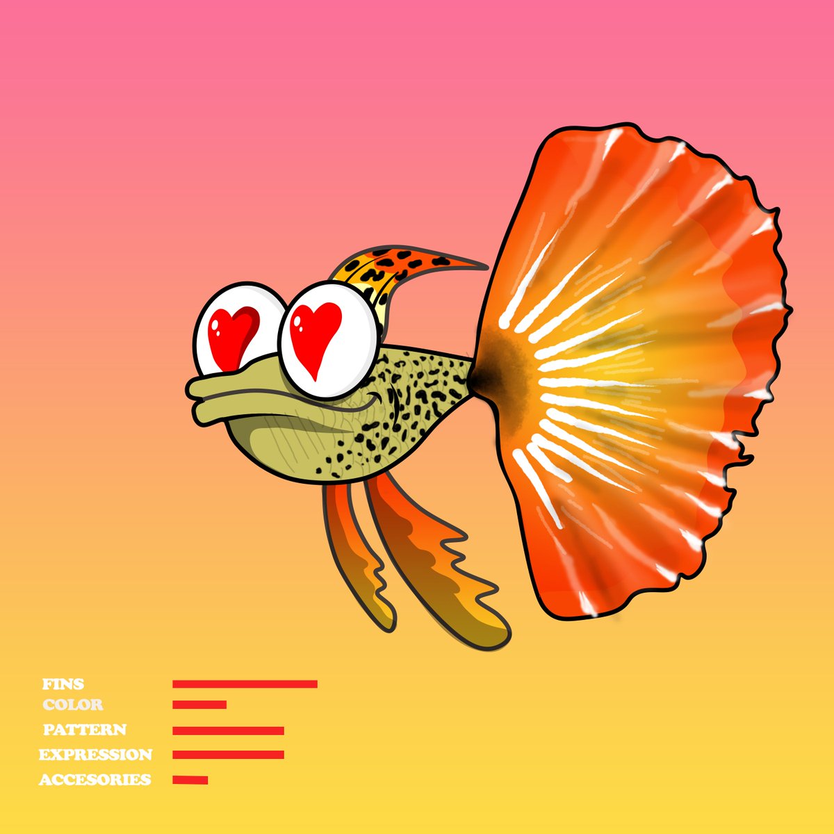 digifishNFT's tweet photo. Halfmoon orange in love. Digifish is a hot NFT collection coming to the XRP ledger. We minted the DIGI token yesterday. Come join our community for updates offers and chit chat (check bio)

#xrp #nft #xrpl #nftcollection #xrpcommunity #guppycollector #digifish #fancyguppy https://t.co/KUMQoYFLDt