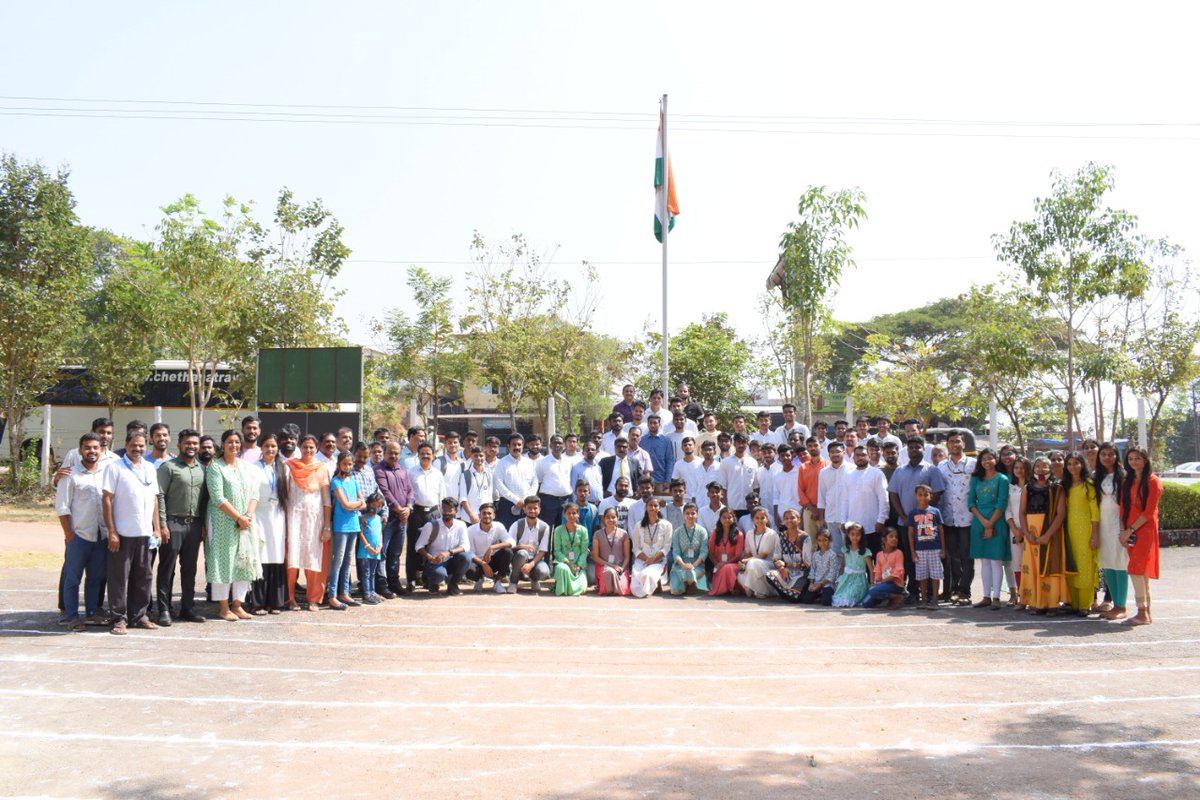 FMangaluru's tweet photo. Fishcol', M'luru celebrated 73rd Republic Day (26.01.2022). During the occasion, CPO Mr. Vikram Datta, Indian Navy was the Chief Guest. The Dean Dr. Shivakumar M. presided over the function. Dept. of Phy. Edn. organised the event. https://t.co/p6C8ajTLBI