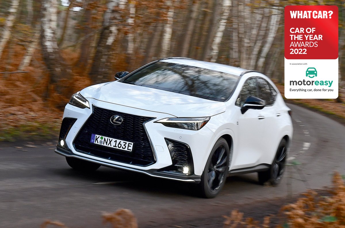 whatcar's tweet photo. The NX is a fine all-rounder and the best car @LexusUK has launched for years. No wonder it's our Plug-in Hybrid of the Year 🔋

https://t.co/k89jnIpz1n

#WhatCarAwards https://t.co/b5lqdWrcuQ
