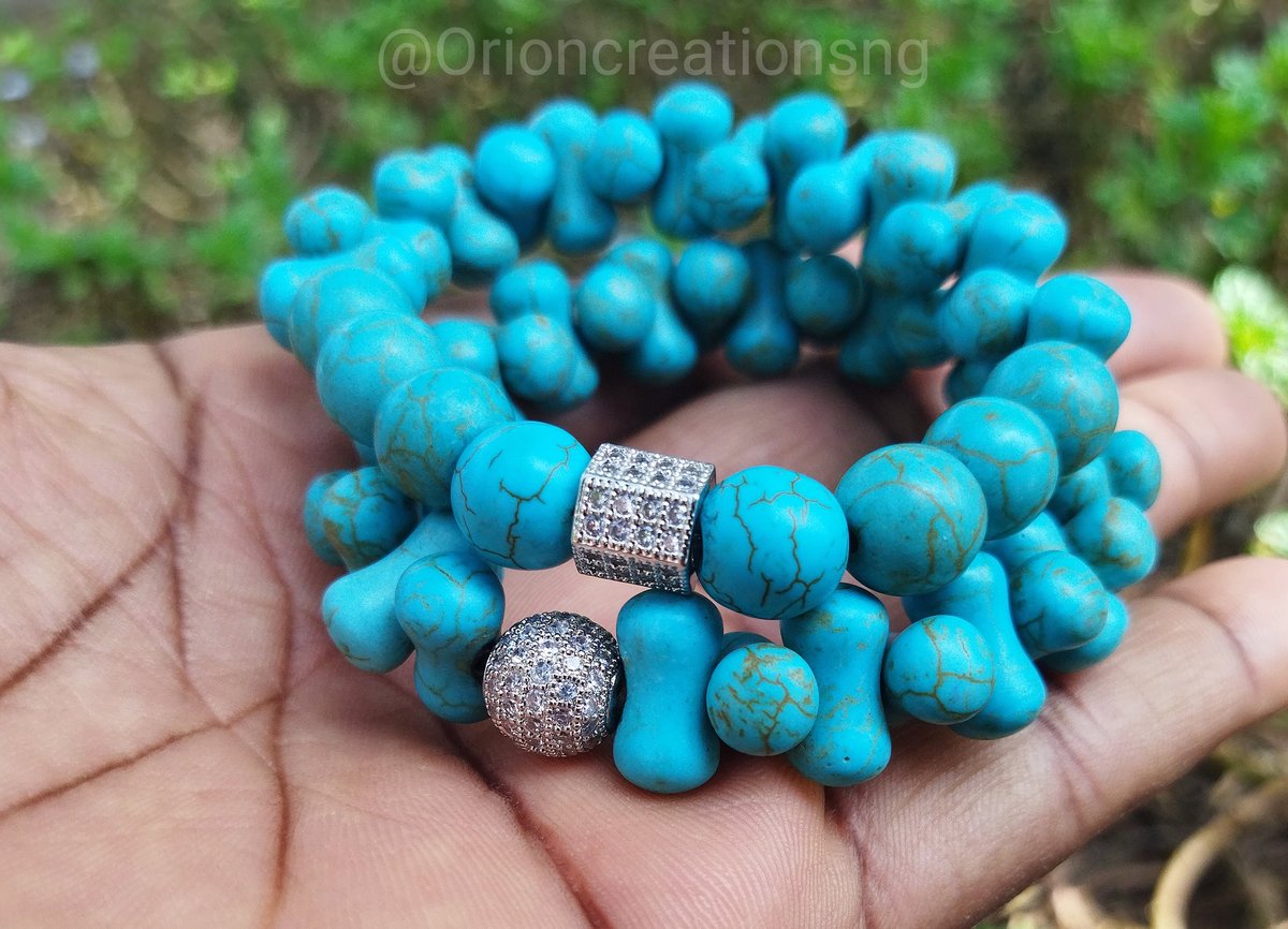 OrionCreations_'s tweet photo. Something Blue 🤩🤩🤩

#Turquoise

Natural stone Wrist candies for yourself or Gift for your loved ones? Orion is your Best bet.

Natural stone Bracelets available in different colours, Various stones and Sizes.

Price: 5,000

#orioncreationsng #AbujaTwitterCommunity https://t.co/uf8GrRdxGO