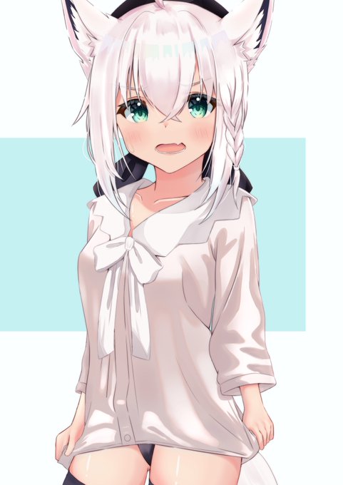 #絵フブキ  #ホロライブ 
「にゃっ…!?」 