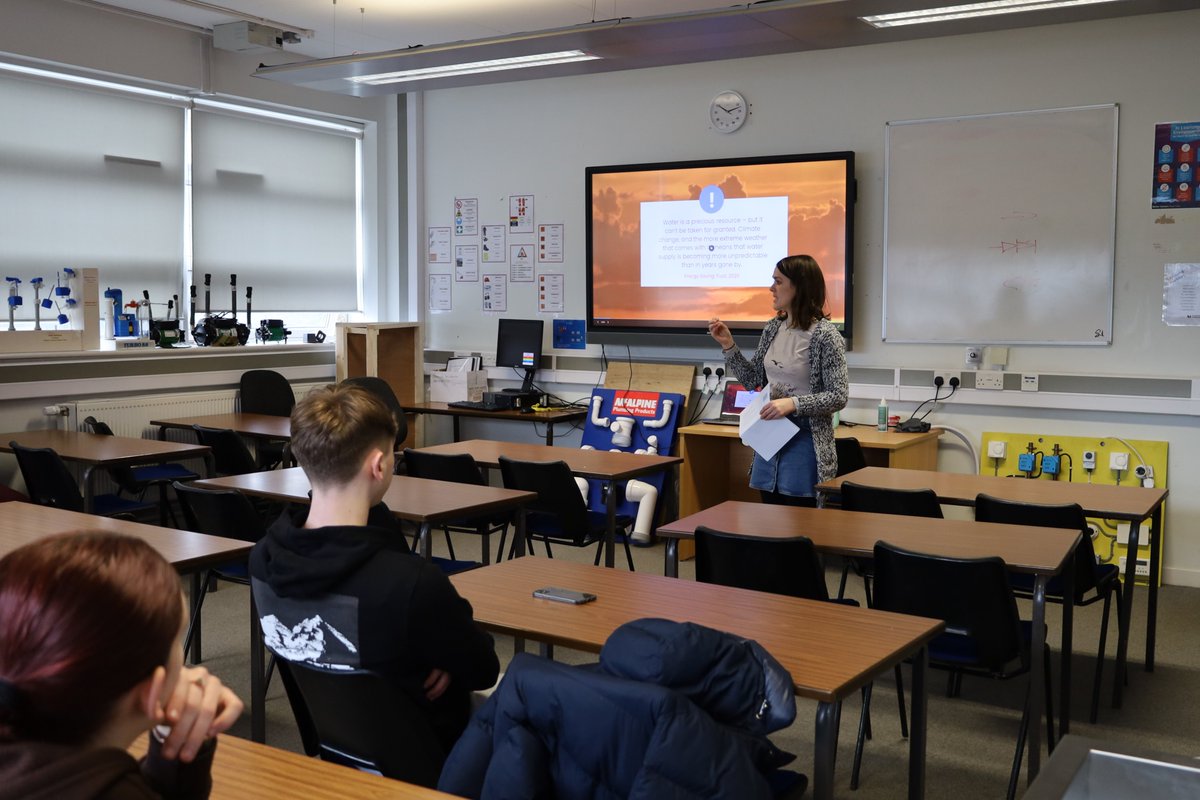 This week our plumbing students have enjoyed listening to <a href="/enformUK/">en-form The Colchester Environment Centre</a> talk about the importance of saving water. Thank you so much for visiting our campus and talking to our students! 💧