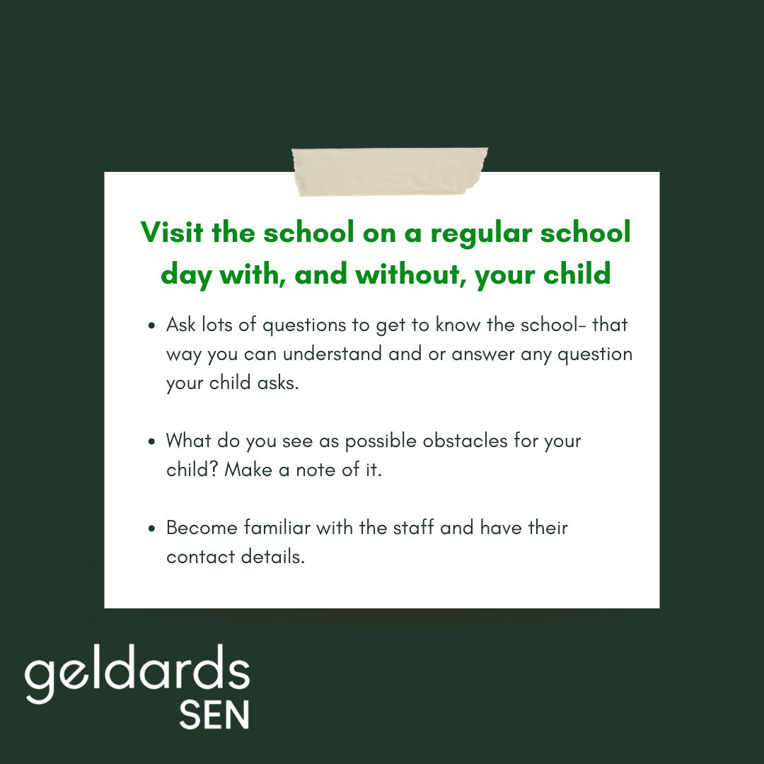 GeldardsSEN's tweet photo. As we are coming up to the Secondary Transfer Deadline, we wanted to make sure that your child's transition to a new school is as seamless as possible. π
Here are some ideas on how to make the best possible transition for you and your child.
#SecondaryTransfer
#GeldardsSEN https://t.co/sm6z0wV6KC