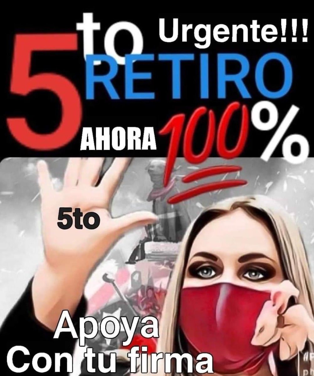mimascotita's tweet photo. Pongamos fecha twitteros y salgamos a la calle en masa los de Stgo , regiones todos a la calle el mismo día comenten la hora y fecha los leo …..#QuintoRetiro https://t.co/ES5fH4HYSR