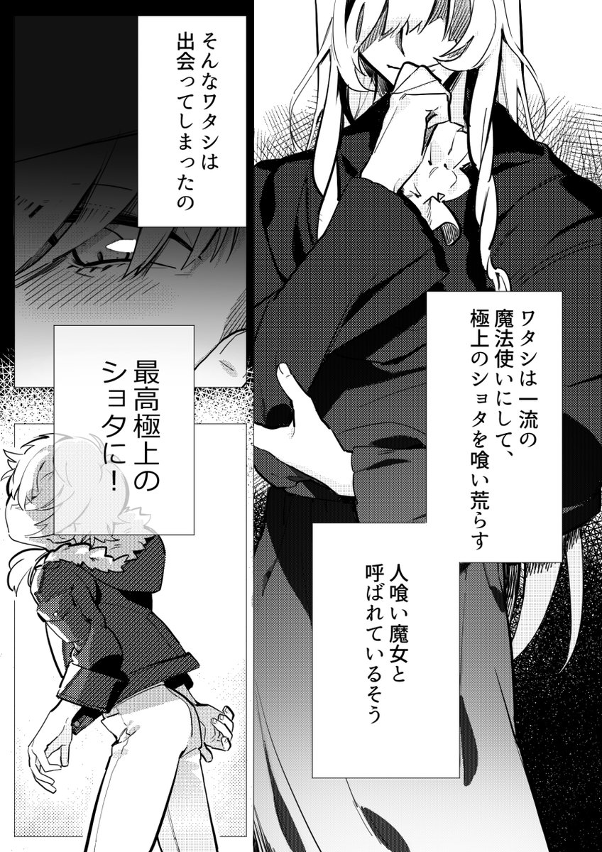 習作(1/2)
タイトルだけで内容がバレる漫画
【おね(ェ)ショタだと思ってたらおね(ェ)ロリだった話】 