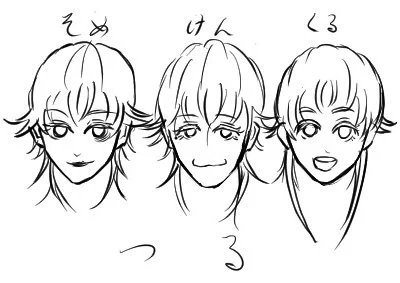 衝動で描いた3鶴描き分け(5分クオリティ) 