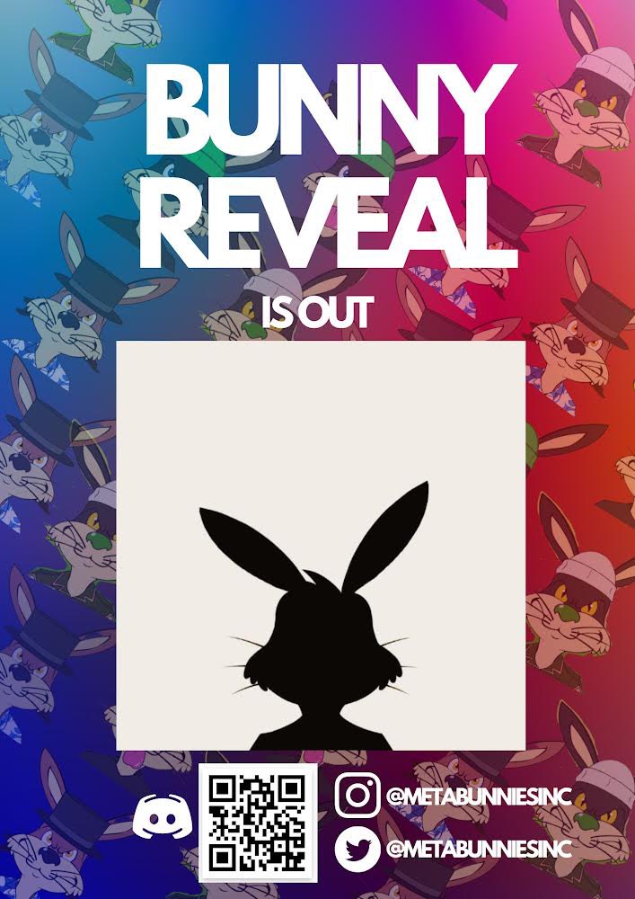 🐰THE WAIT IS OVER!!!🐰

Bunnies have been revealed!!

Show us the bunnies you got, and share it to the NFT world. 🌍🐇

Don’t forget to use our hashtag #metabunnies #bunniesrevealed