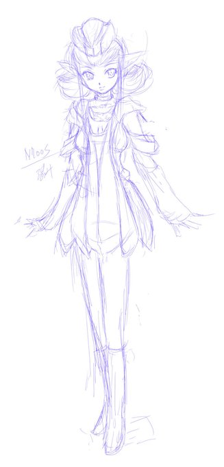 ちなみにウチは鉄道擬人化やめたわけではないのでwちまちまとはやってるのでラフもラフだけどおいておきます
N700S、ALFA-X、エクスプレス銀河、E7/W7
#鉄道擬人化 