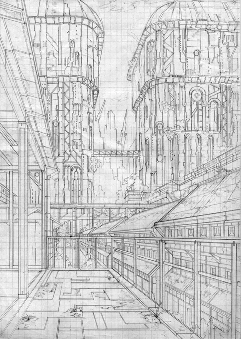 学生の頃はシャーペンでこんなの描いてた 
