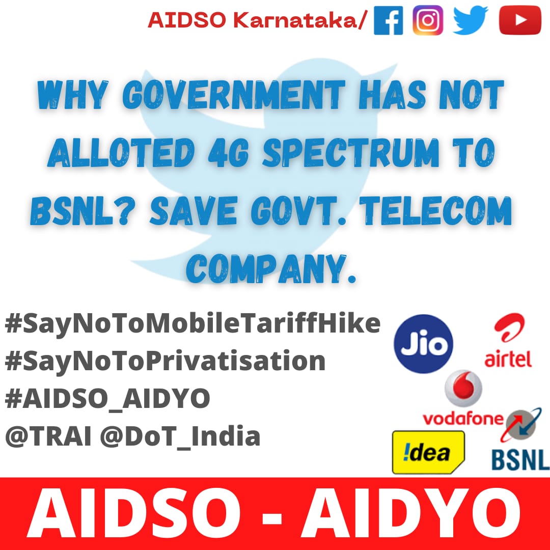MomotazKhatun9's tweet photo. #SayNoToMobile TariffHike
#Say No ToPrivatisation
#AIDSO_AIDYO
@ TRAI @DOT_India https://t.co/bnuhWkVNte