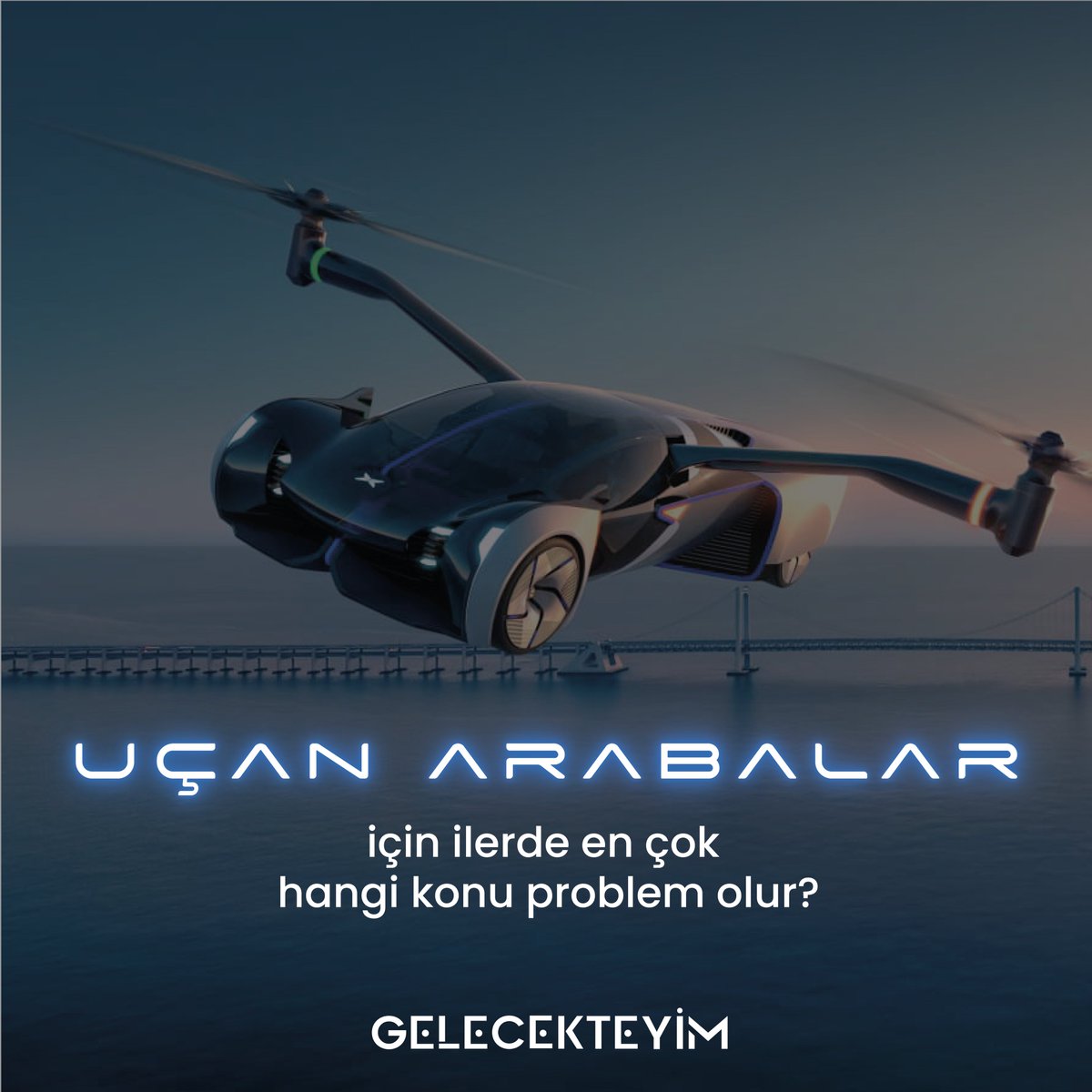 Gelecekteyim's tweet photo. Çocukluğumuzdan itibaren en büyük 
hayallerimizden biri olan uçan arabalarla seyahat etme fikri gün geçtikçe gerçek oluyor. 

Sizce uçan arabaların günümüzde karşılaşacağı en büyük sorun ne olur?

#teknoloji #yenilik #inovasyon #otomobil #uçak #gelecek #uçanaraba #ulaşım https://t.co/sfy2VIMx8h