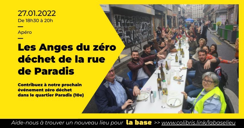 👼  Demain, viens échanger avec Les anges du 0 déchet !
♻️ En 2019, un collectif de voisins de la rue de Paradis et de volontaires motivés a organisé 3 événements grand public autour du zéro déchet. Un nouvel événement se prépare ! Tu veux en être ?👇
facebook.com/events/4709143…