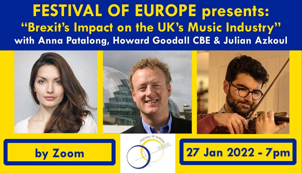 Don’t miss this webinar tomorrow night at 7pm <a href="/HowardGoodall/">Howard Goodall</a> ⁦<a href="/Anna_Patalong/">Anna Patalong</a>⁩ &amp; Julian Azkoul ⁦<a href="/UnitedStringsEU/">United Strings of Europe</a>⁩ Tickets are free, but we are encouraging donations of £10 at the checkout. 

buytickets.at/leedsforeurope…

Please share &amp; RT widely.