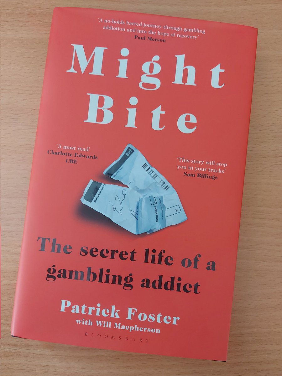 rachelreads1983's tweet photo. Thanks to #tandemcollectiveuk and @BloomsburySport for my copy of #MightBite by #PatrickFoster about the secret life of a gambling addict.
Out 3rd February. https://t.co/8vPqTET4FN