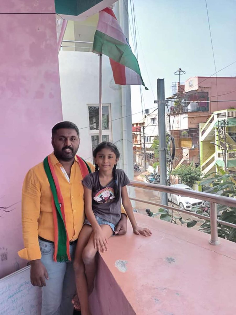 AVeeravardhan's tweet photo. Happy Republic day 2022 at our residence isolating.. @ShyamSunder_BJP @bandisanjay_bjp @Sivakumar_king @KishanReddyOfc https://t.co/WW21zKFHL1